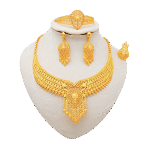 22ct Sunrise Gold Necklace | Rosettes Collection | 19 Inches